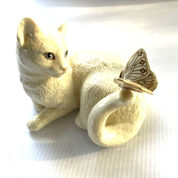 Crazy Cat Lady Gift Figurine Butterfly Enchantment Lenox Animal Lovers - Picture 7 of 12